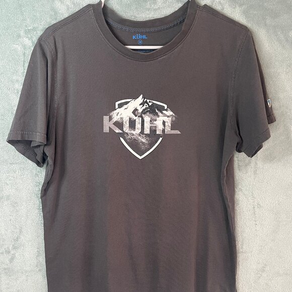 KUHL Wildfibre Shirt Mens Medium Gray Hiking Outdoor Mountain Organic Cotton - Picture 1 of 13